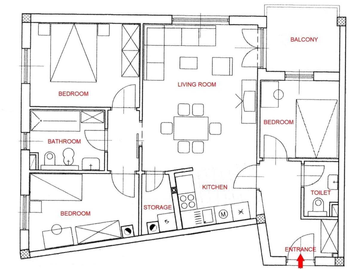 Apartment Dea - Three Bedroom Apartment Pula Bagian luar foto